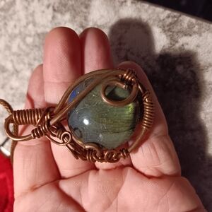 Handcrafted Wire-Wrapped Pendant